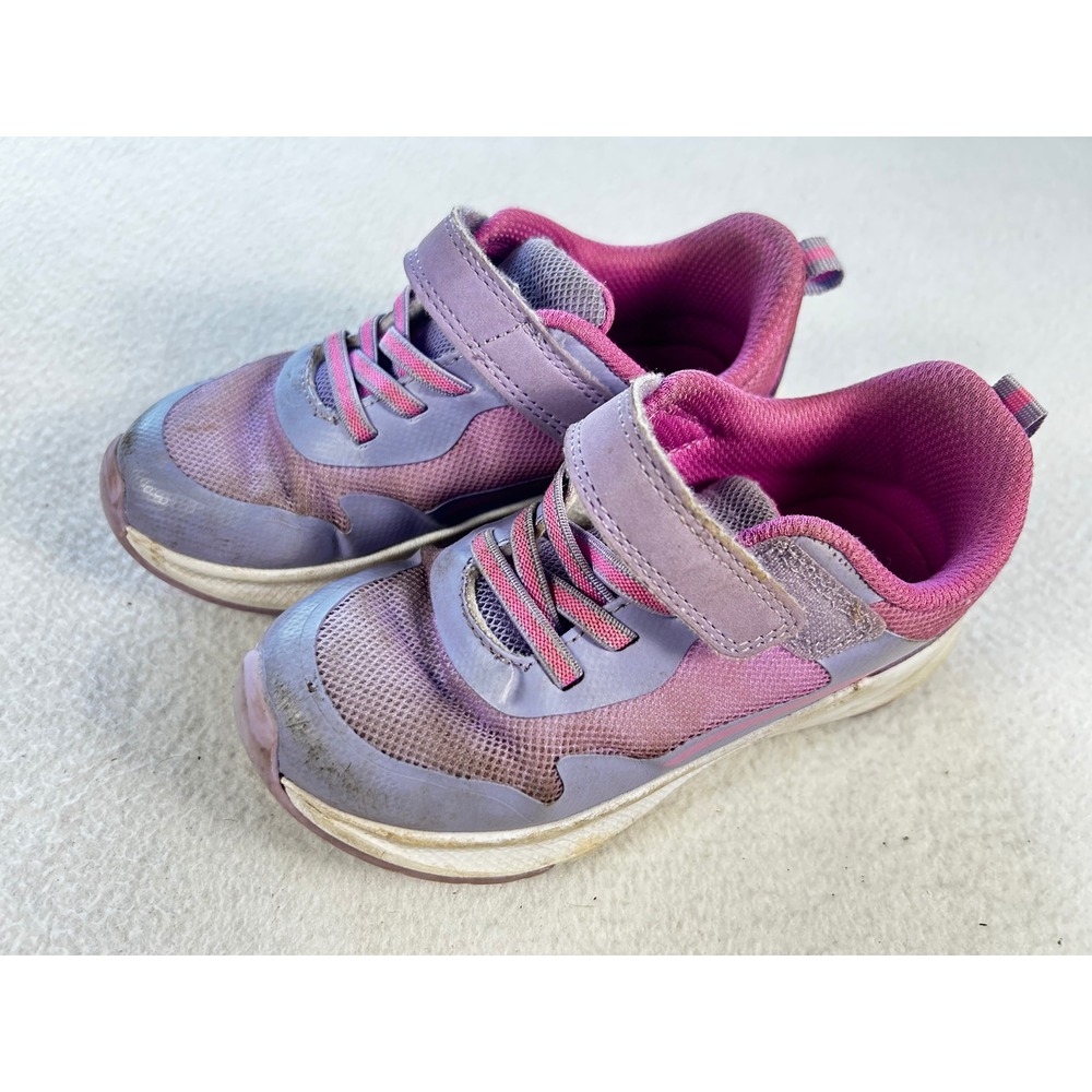 Athletic Works Girls Purple Pink Mesh Sneakers GTAW25CA059L Size 10 Kids